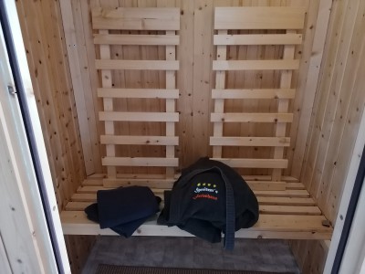 W&auml;rmekabine im Bad - Ansicht vergr&ouml;&szlig;ern